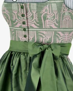 Midi-Dirndl Mit Seidenschürze Grün -Damenmodegeschäft 00781279 001 3