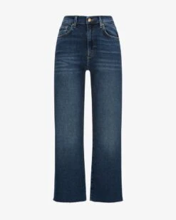 7/8-Jeans Luxe Vintage Blau