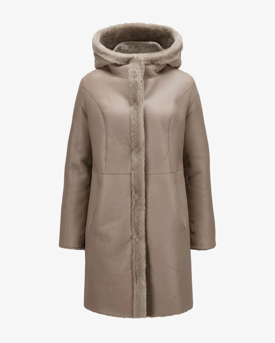 Sama Wendemantel Taupe 4 Sama Wendemantel Taupe – Bild 2