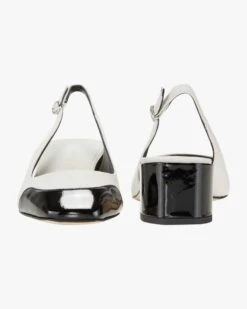 Augusta Slingback-Pumps Creme -Damenmodegeschäft 00781719 001 4