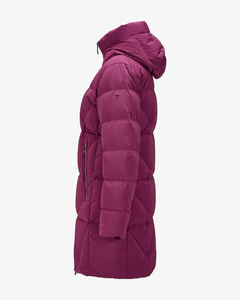 Puria Certosa Daunenmantel Violett 5 Puria Certosa Daunenmantel Violett – Bild 3