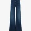 The Hustler Roller Sneak Jeans High Rise Wide Leg Blau -Damenmodegeschäft 00781865 001 1