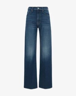 The Lasso Heel Jeans Straight Blau