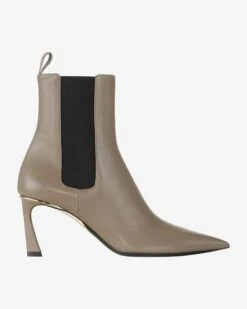 Stiefeletten Taupe