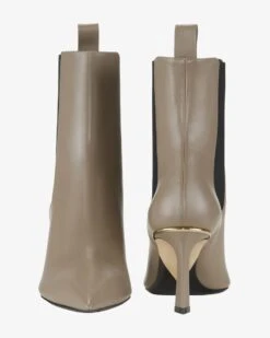 Stiefeletten Taupe -Damenmodegeschäft 00782028 001 4