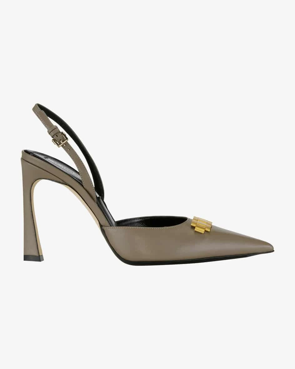 Slingback Pumps Taupe 3 Slingback Pumps Taupe