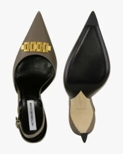 Slingback Pumps Taupe 11 Slingback Pumps Taupe -Damenmodegeschäft 00782030 001 5