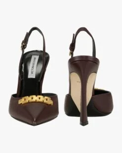 Slingback Pumps Rot -Damenmodegeschäft 00782030 002 4