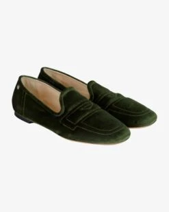 Loafer Grün -Damenmodegeschäft 00782104 003 2