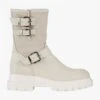 Chunky Boots Creme -Damenmodegeschäft 00782116 001 11
