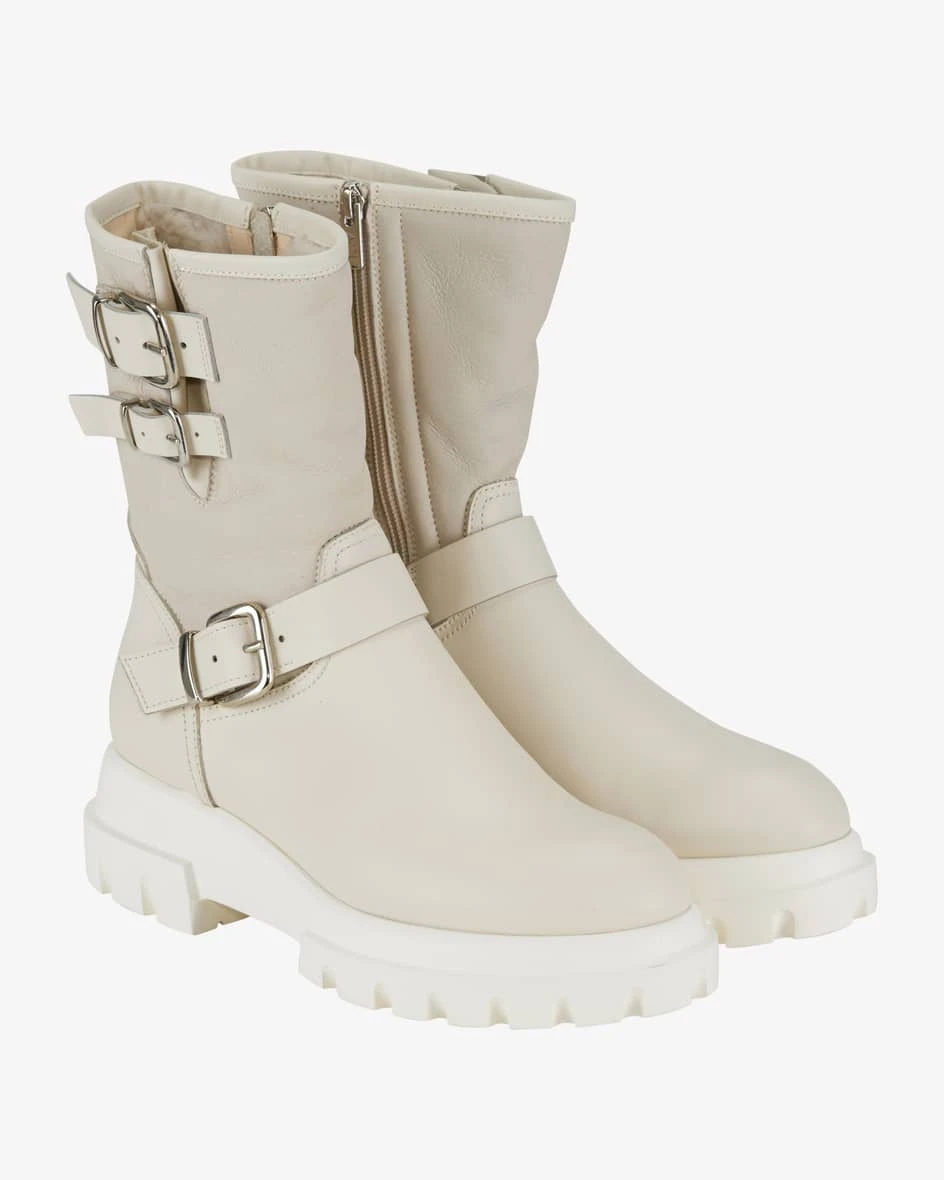 Chunky Boots Creme 4 Chunky Boots Creme – Bild 2