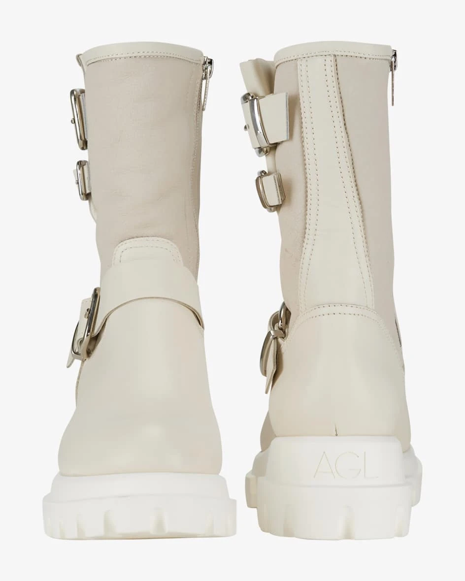Chunky Boots Creme 7 Chunky Boots Creme – Bild 5