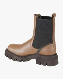 Chelsea Boots Braun -Damenmodegeschäft 00782329 001 3