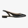 Slingback-Ballerinas Schwarz -Damenmodegeschäft 00782457 001 1