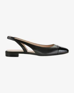 Slingback-Ballerinas Schwarz