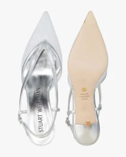 Noche 50 Slingback-Pumps Silbern -Damenmodegeschäft 00782460 001 4