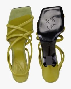 Chic Color Strappy Sandaletten Grün -Damenmodegeschäft 00782466 001 5