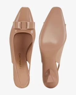 Vara Fantasy Slingback-Pumps Beige -Damenmodegeschäft 00782483 001 5