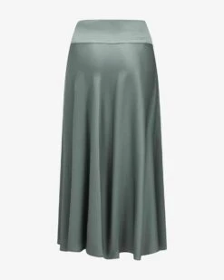 Hoppy Seidenrock Grau -Damenmodegeschäft 00782602 001 2