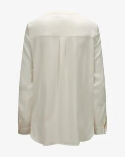 Homa Seidenbluse Creme -Damenmodegeschäft 00782627 002 2