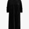 Samt-Kleid Schwarz -Damenmodegeschäft 00782690 002 1