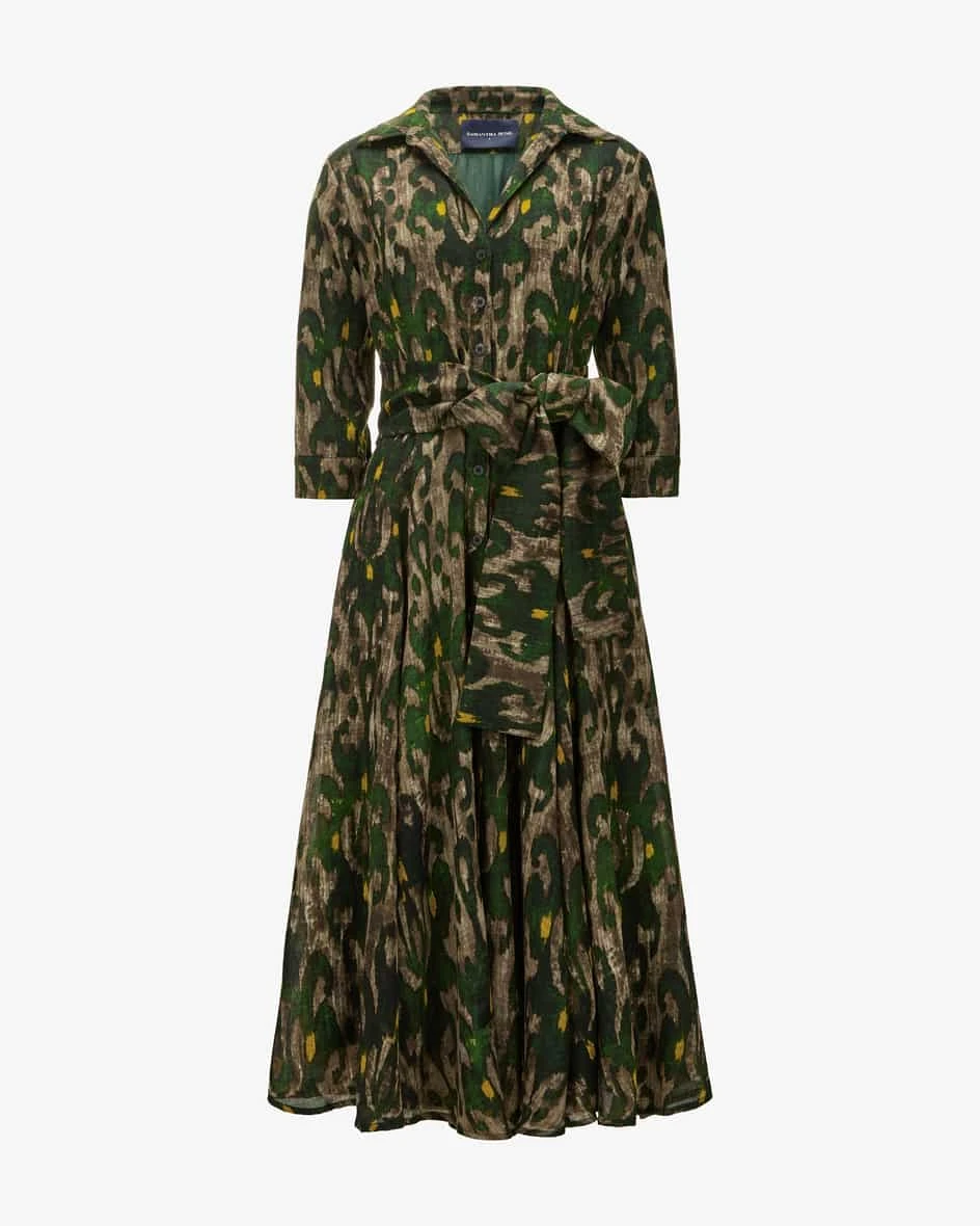 Aster Hemdblusenkleid Grün 4 Aster Hemdblusenkleid Grün – Bild 2