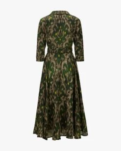 Aster Hemdblusenkleid Grün 7 Aster Hemdblusenkleid Grün -Damenmodegeschäft 00782698 001 3