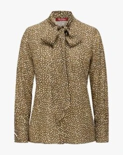 Alan Seidenbluse Braun