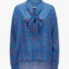 Seidenbluse Blau 2 Seidenbluse Blau -Damenmodegeschäft 00783067 001 1