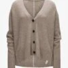 Cashmere-Strickjacke Taupe -Damenmodegeschäft 00783231 001 1