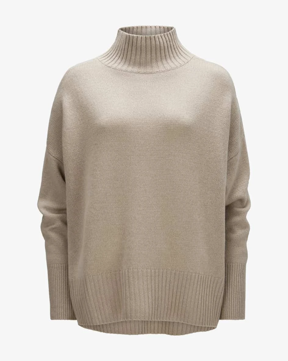 Cashmere-Pullover Taupe 3 Cashmere-Pullover Taupe