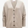 Cashmere-Strickjacke Beige -Damenmodegeschäft 00783334 001 1