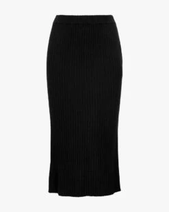 Cashmere-Strickrock Schwarz