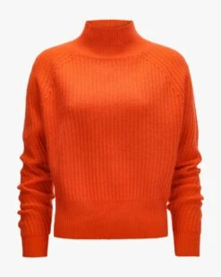 Cashmere-Pullover Orange