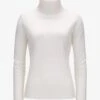 Cashmere-Rollkragenpullover Creme