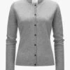 Cashmere-Strickjacke Grau -Damenmodegeschäft 00783390 009 1