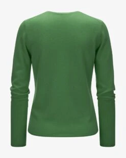 Cashmere-Strickjacke Grün -Damenmodegeschäft 00783391 006 2