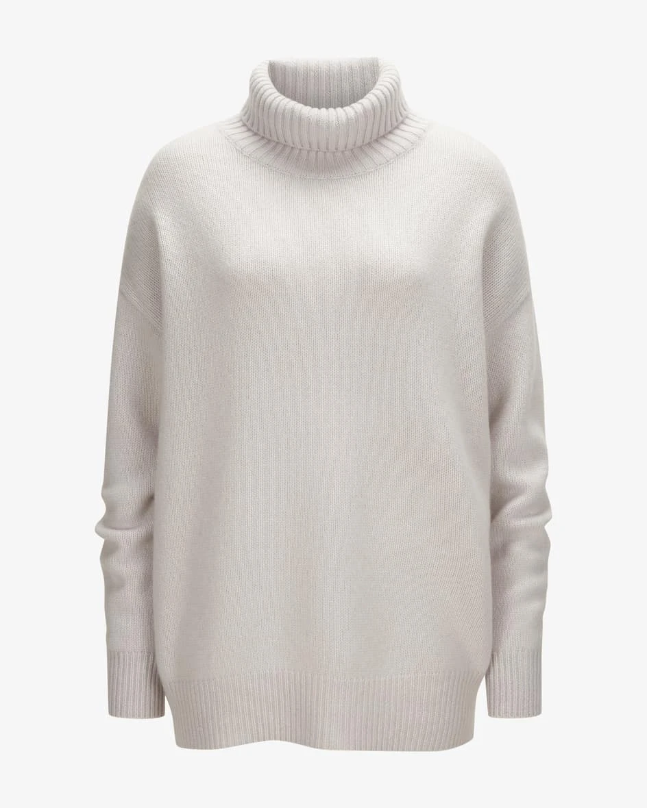 Cashmere-Rollkragenpullover Weiß 3 Cashmere-Rollkragenpullover Weiß