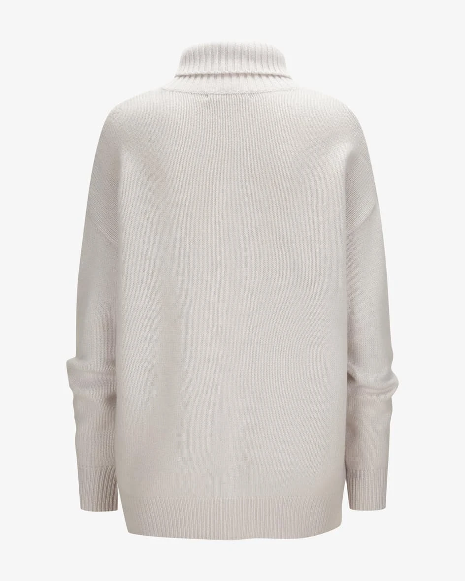 Cashmere-Rollkragenpullover Weiß 4 Cashmere-Rollkragenpullover Weiß – Bild 2