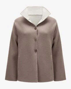 Wende-Cashmerejacke Grau