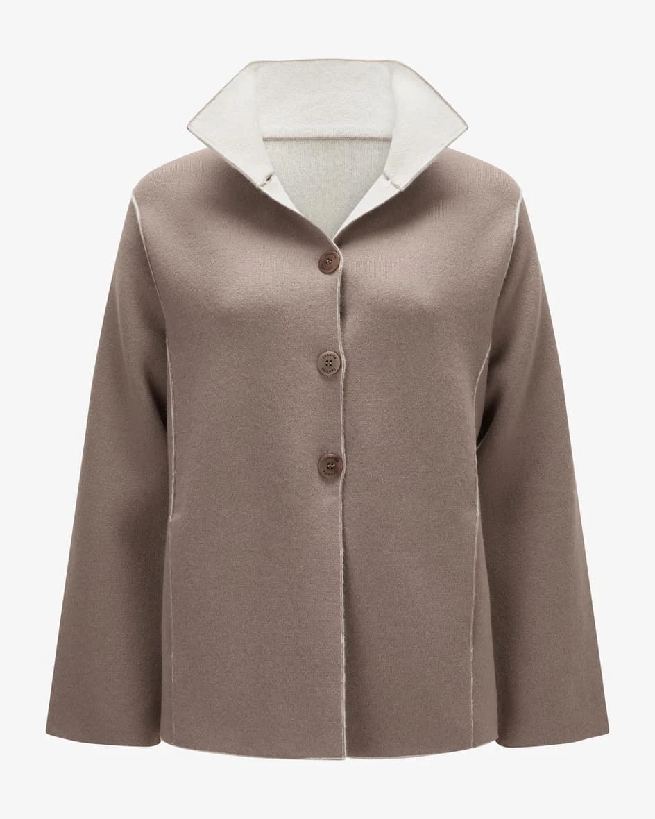 Wende-Cashmerejacke Grau 3 Wende-Cashmerejacke Grau