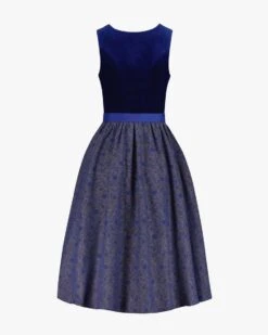 Midi-Wiesndirndl Mit Schürze Blau -Damenmodegeschäft 00784708 004 2