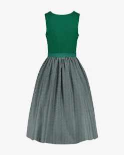 X LODENFREY Wiesndirndl Midi Mit Seidenschürze Grün -Damenmodegeschäft 00784716 002 2