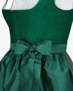X LODENFREY Wiessee Wiesndirndl Lang Mit Seiden-Schürze Grün -Damenmodegeschäft 00784719 002 33