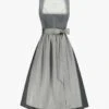 Midi-Wiesndirndl Mit Schürze Grau -Damenmodegeschäft 00784724 010 1