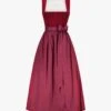 Wiesndirndl Lang Mit Seidenschürze Rot 1 Wiesndirndl Lang Mit Seidenschürze Rot -Damenmodegeschäft 00784727 002 1