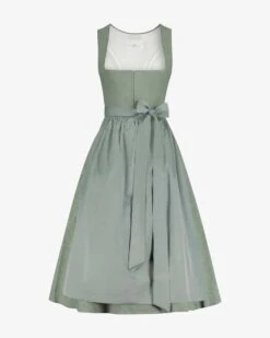 Midi-Wiesndirndl Mit Schürze Grün