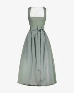 Wiesndirndl Lang Mit Schürze Grün