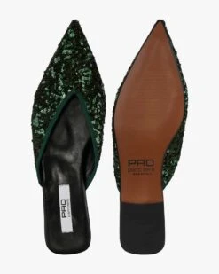 Mules Grün -Damenmodegeschäft 00784850 002 5