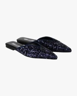 Mules Blau -Damenmodegeschäft 00784850 003 2